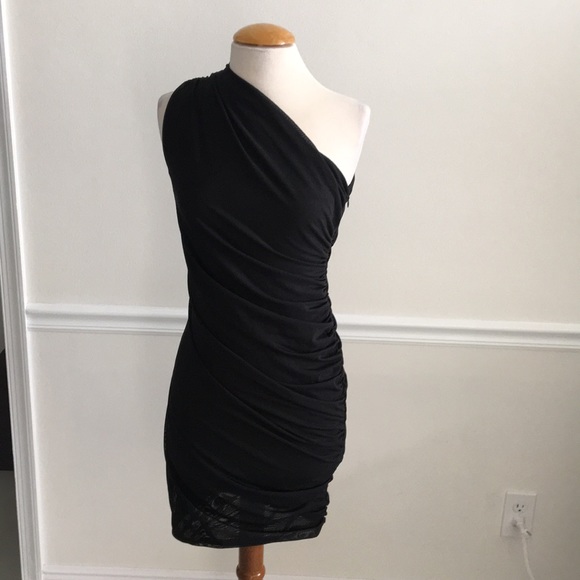 MISHA COLLECTION Dresses & Skirts - Misha Shani Collection NWT Sm Blk 1 shoulder dress